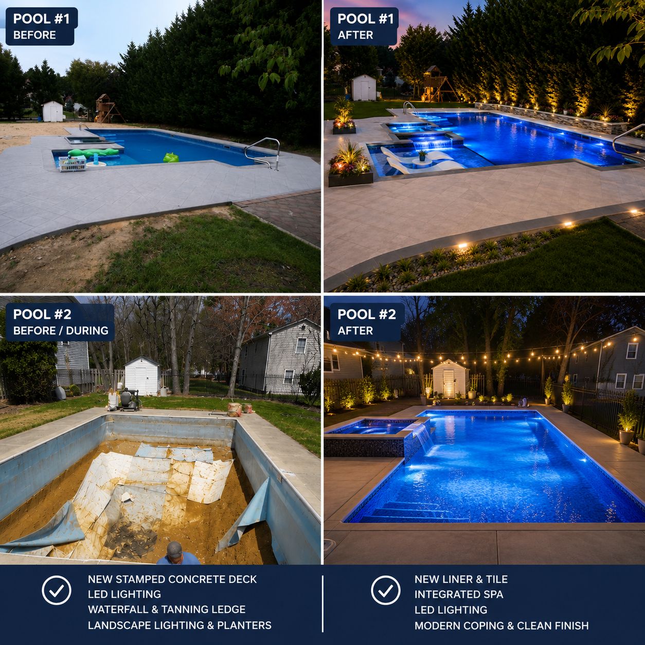 Expert pool equipment installation including filtration systems, pumps, maintenance equipment and pool automation by Tico Pools